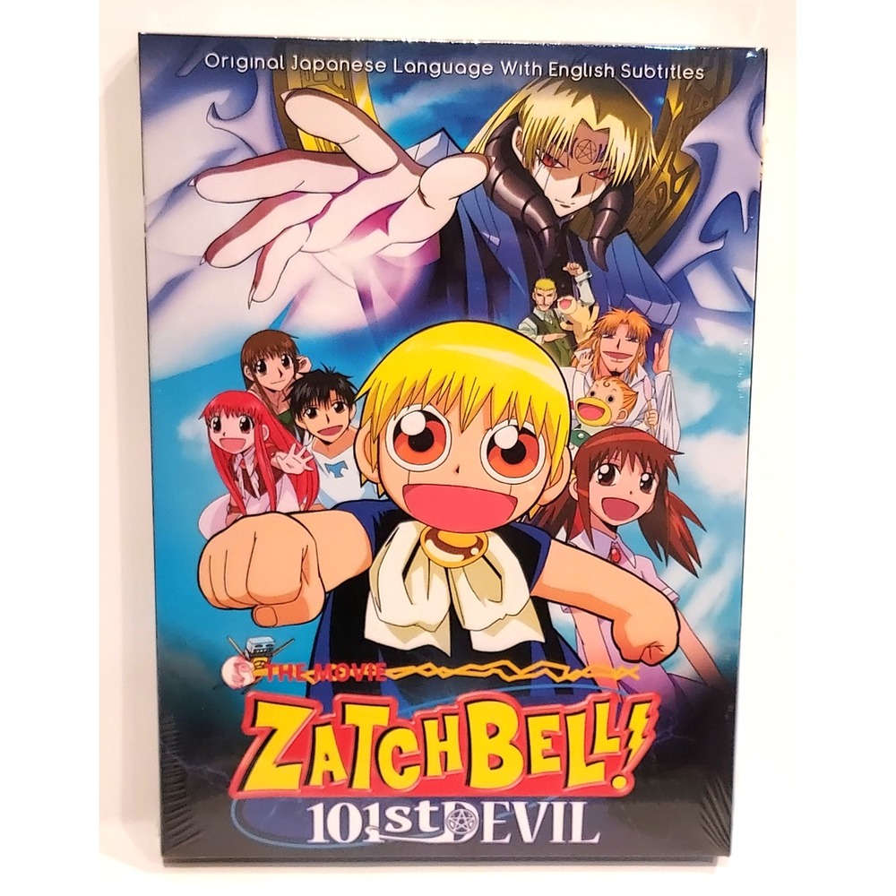 Zatch Bell The Movie 101st Devil DVD  Discotek  SEALED Japanese w English Subs